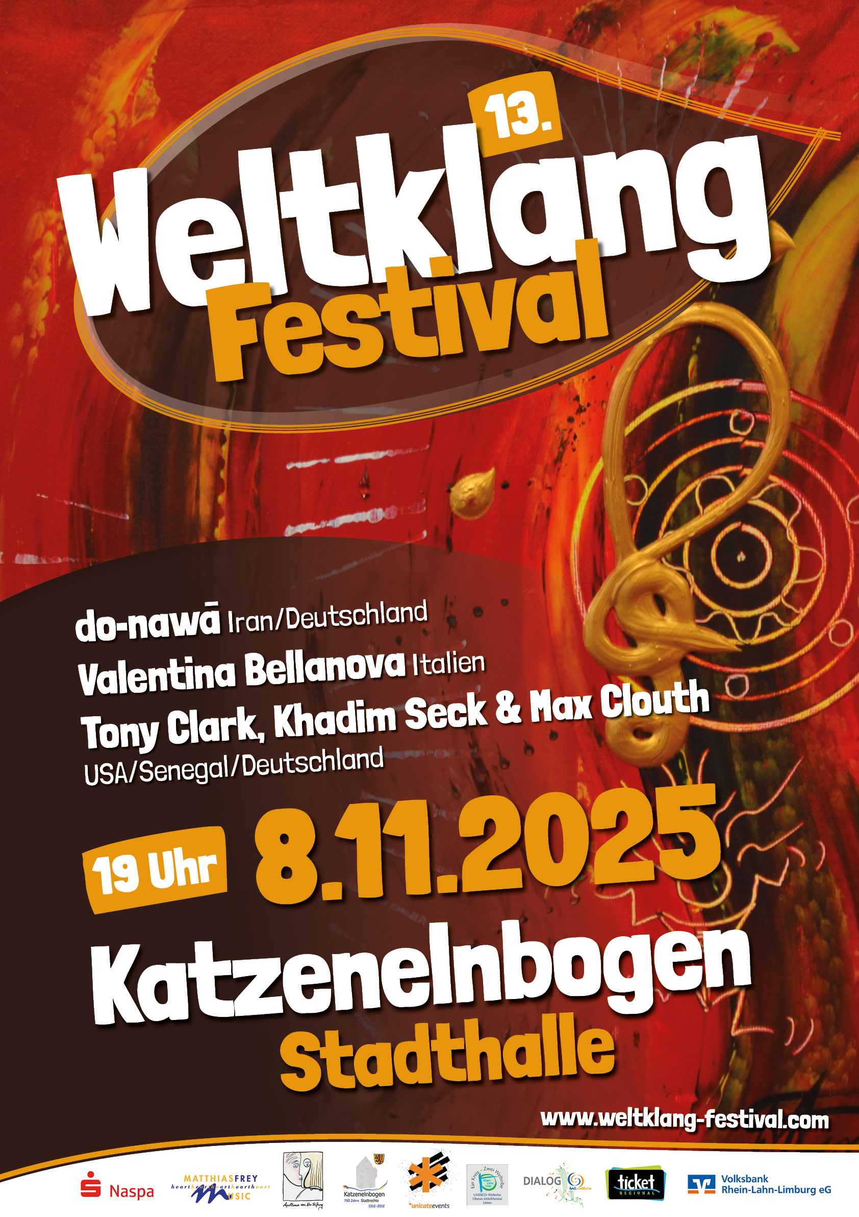 Weltklang Festival 2025_Plakat